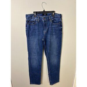 Banana Republic Slim Traveler 2.0 Jeans Mens Size 34x32 Dark Wash Pants